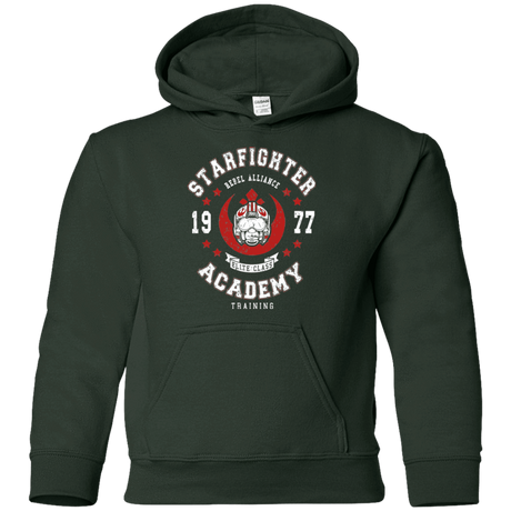 Sweatshirts Forest Green / YS Starfighter Academy 77 Youth Hoodie