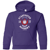 Sweatshirts Purple / YS Starfighter Academy 77 Youth Hoodie