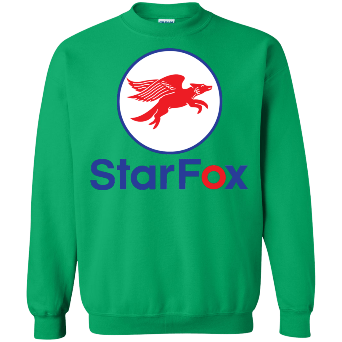 Sweatshirts Irish Green / S Starfox Crewneck Sweatshirt