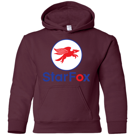 Sweatshirts Maroon / YS Starfox Youth Hoodie