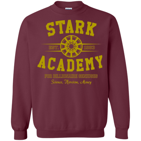 Sweatshirts Maroon / Small Stark Academy Crewneck Sweatshirt