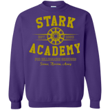 Sweatshirts Purple / Small Stark Academy Crewneck Sweatshirt