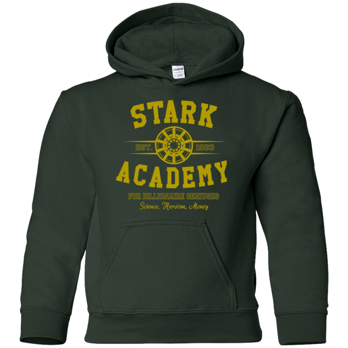 Sweatshirts Forest Green / YS Stark Academy Youth Hoodie