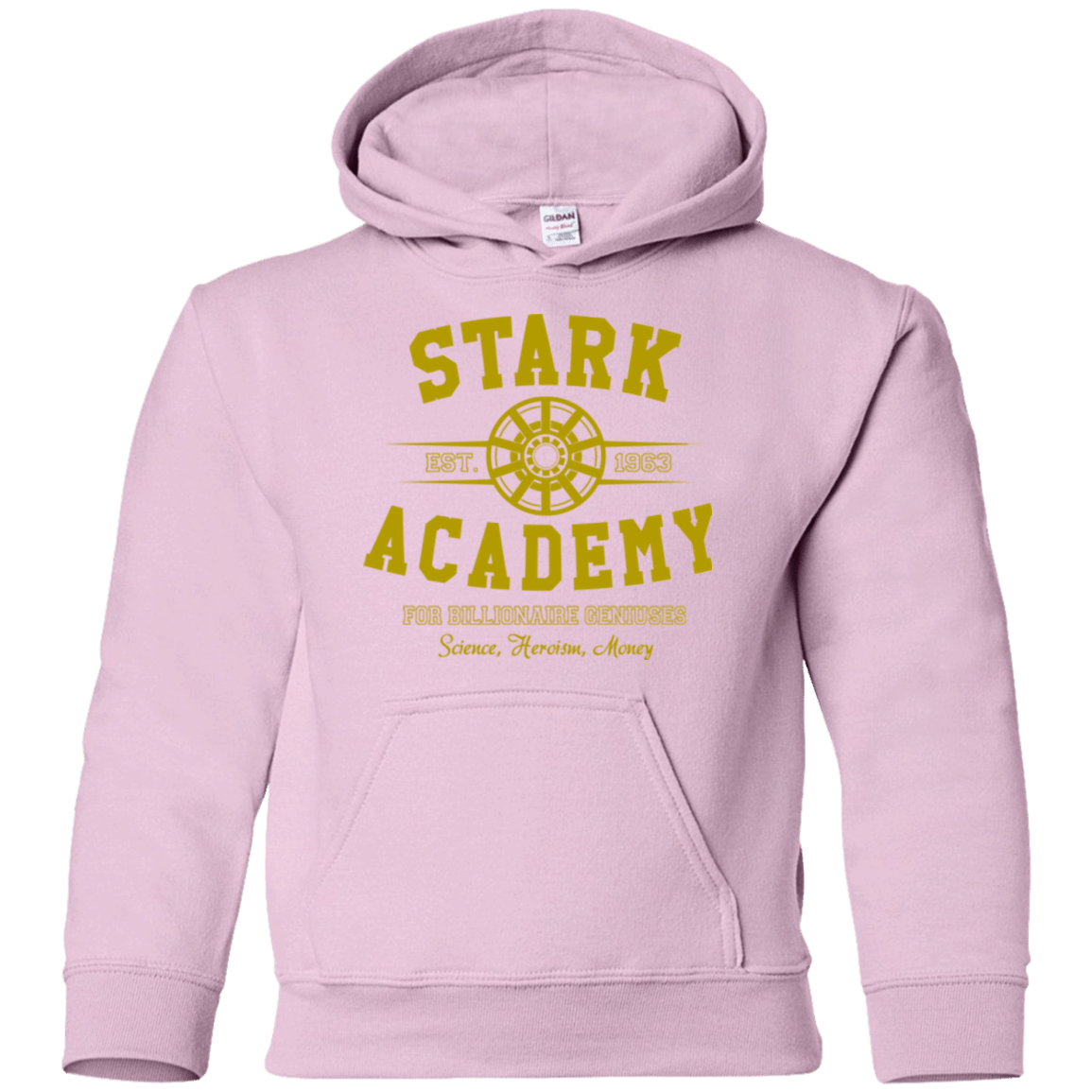 Sweatshirts Light Pink / YS Stark Academy Youth Hoodie