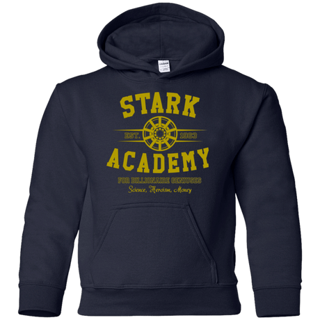 Sweatshirts Navy / YS Stark Academy Youth Hoodie