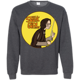 Sweatshirts Dark Heather / S Stark girl Crewneck Sweatshirt