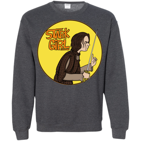 Sweatshirts Dark Heather / S Stark girl Crewneck Sweatshirt