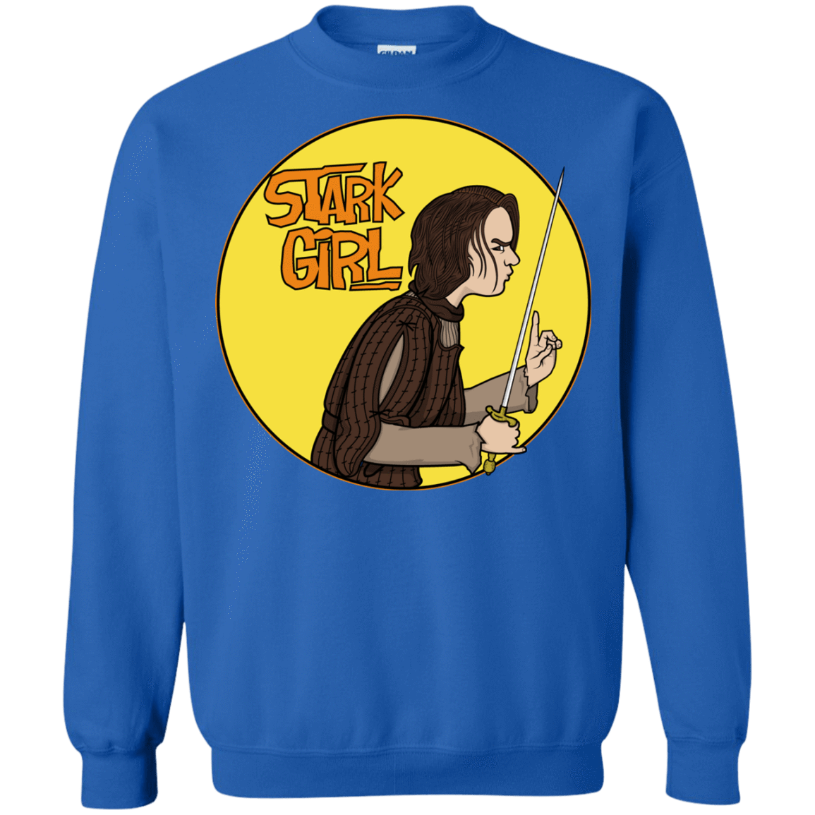 Sweatshirts Royal / S Stark girl Crewneck Sweatshirt