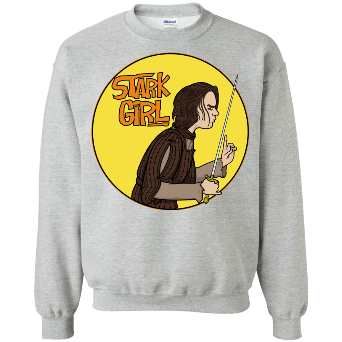 Sweatshirts Sport Grey / S Stark girl Crewneck Sweatshirt