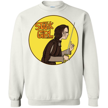 Sweatshirts White / S Stark girl Crewneck Sweatshirt