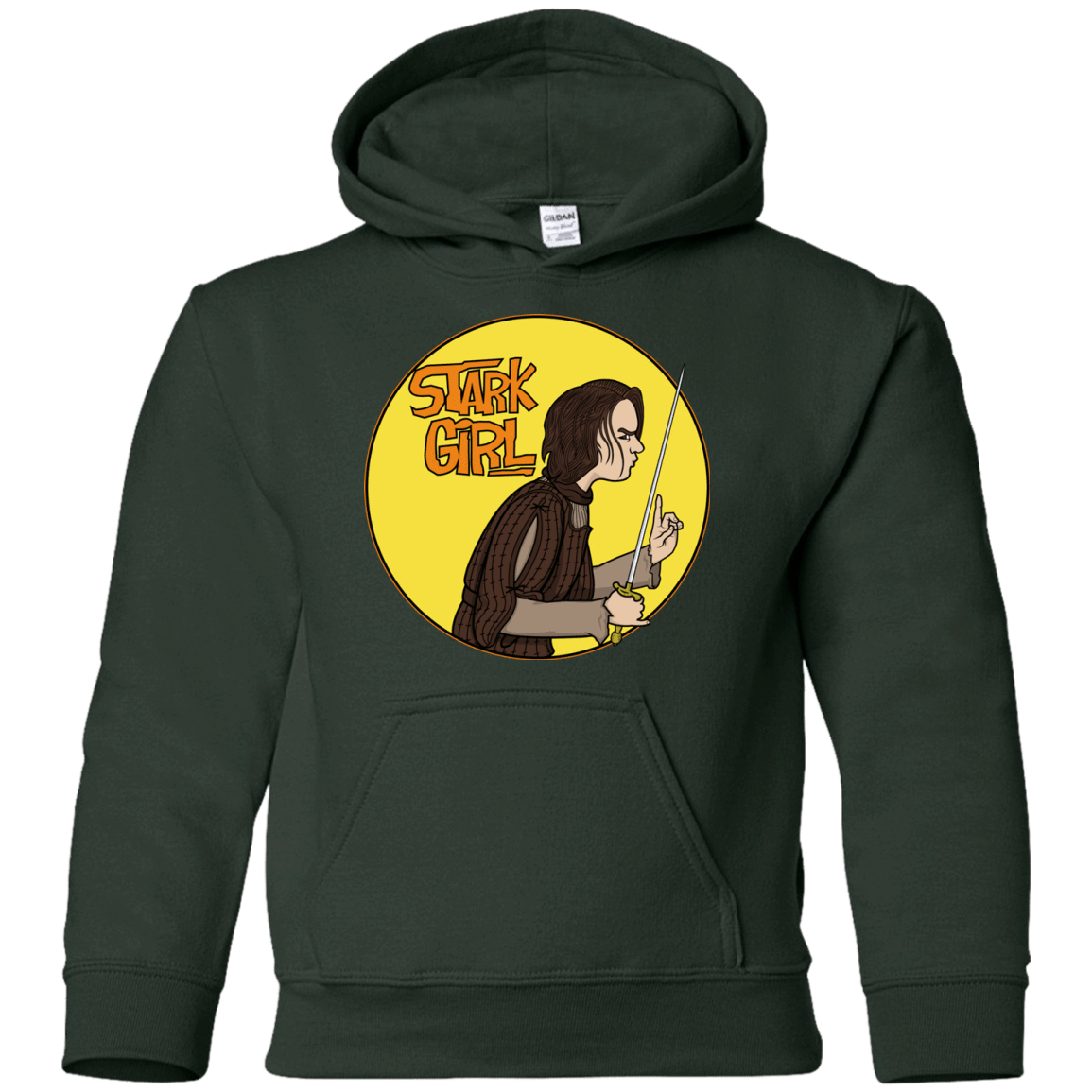Sweatshirts Forest Green / YS Stark girl Youth Hoodie