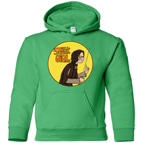 Sweatshirts Irish Green / YS Stark girl Youth Hoodie