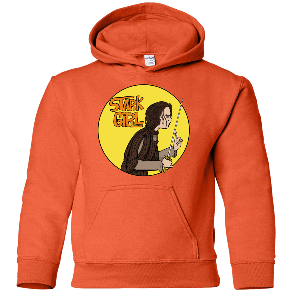 Sweatshirts Orange / YS Stark girl Youth Hoodie
