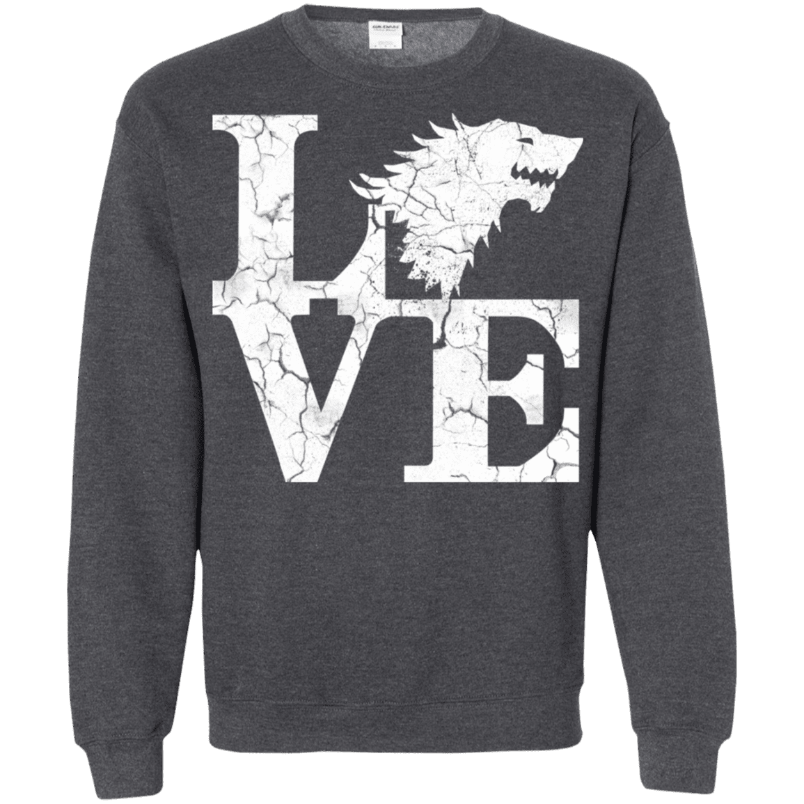 Sweatshirts Dark Heather / S Stark Love Crewneck Sweatshirt