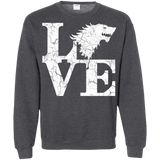 Sweatshirts Dark Heather / S Stark Love Crewneck Sweatshirt