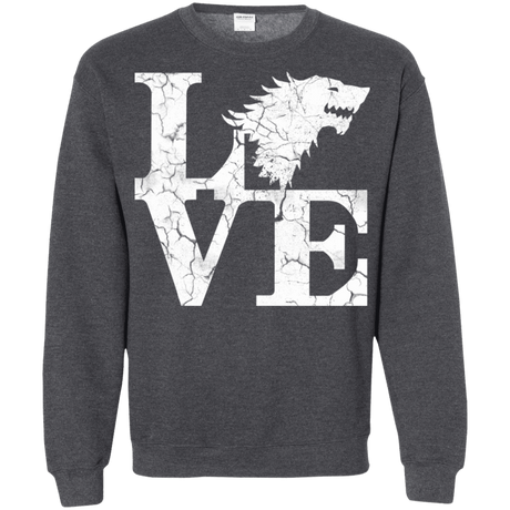 Sweatshirts Dark Heather / S Stark Love Crewneck Sweatshirt