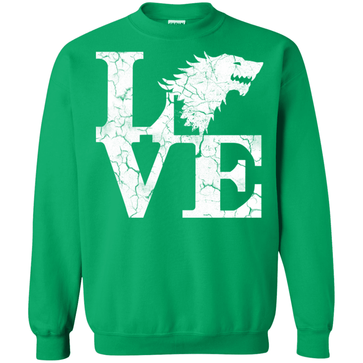 Sweatshirts Irish Green / S Stark Love Crewneck Sweatshirt