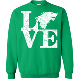 Sweatshirts Irish Green / S Stark Love Crewneck Sweatshirt