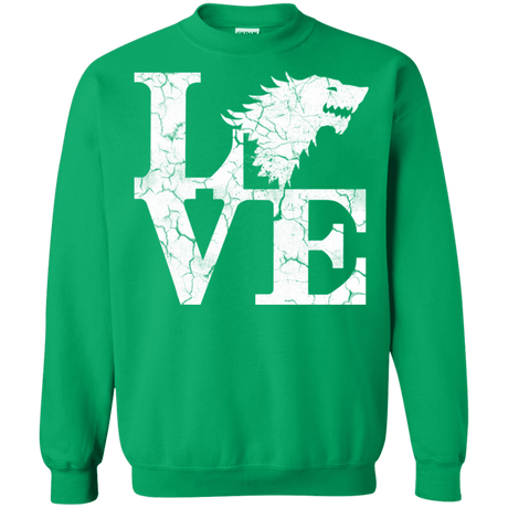 Sweatshirts Irish Green / S Stark Love Crewneck Sweatshirt