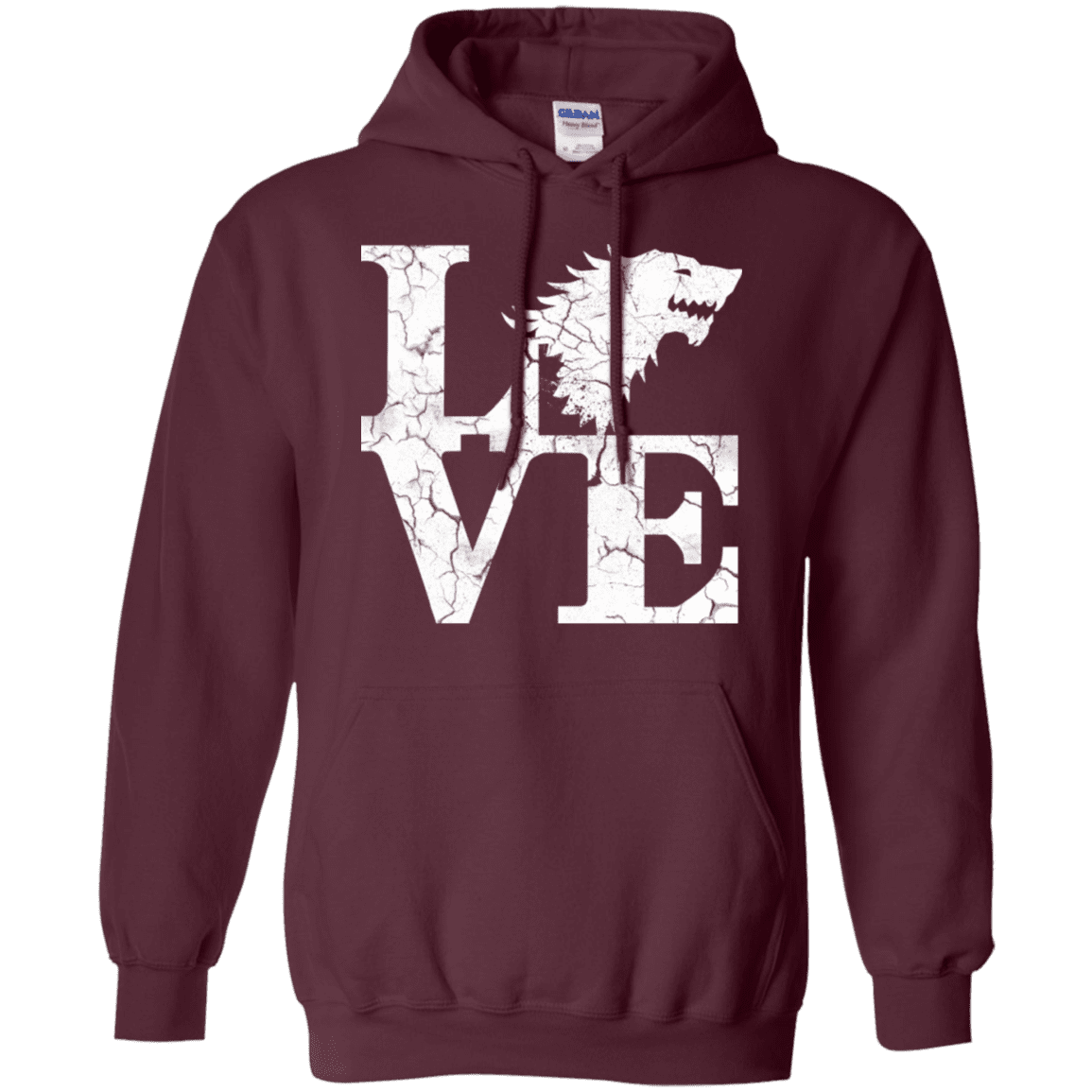 Sweatshirts Maroon / S Stark Love Pullover Hoodie