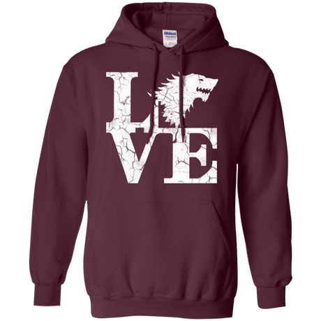 Sweatshirts Maroon / S Stark Love Pullover Hoodie