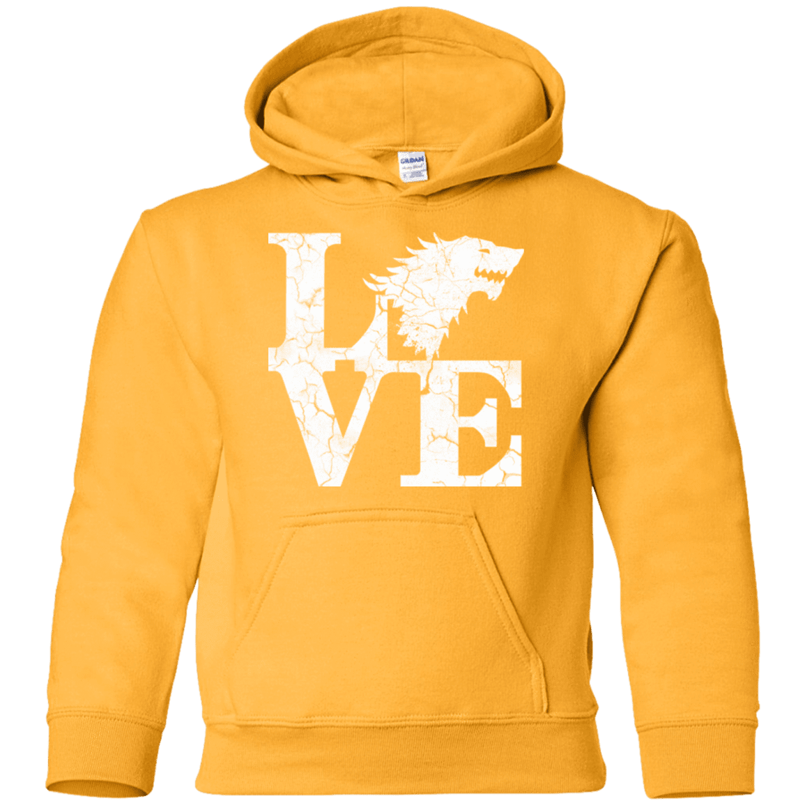 Sweatshirts Gold / YS Stark Love Youth Hoodie