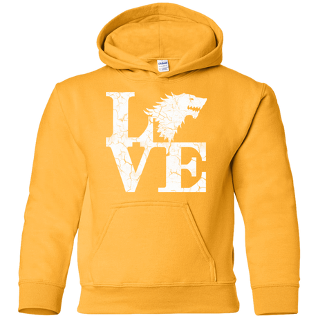 Sweatshirts Gold / YS Stark Love Youth Hoodie