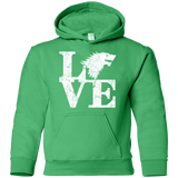 Sweatshirts Irish Green / YS Stark Love Youth Hoodie