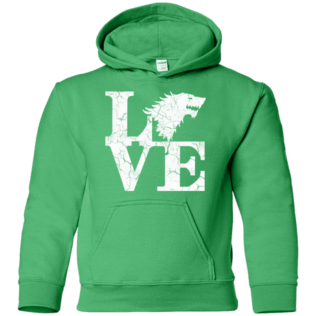 Sweatshirts Irish Green / YS Stark Love Youth Hoodie