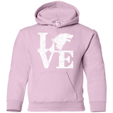 Sweatshirts Light Pink / YS Stark Love Youth Hoodie