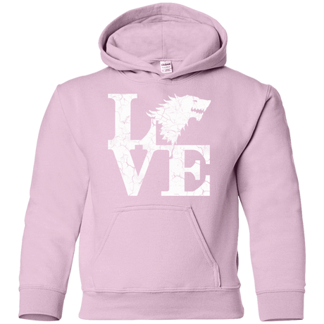 Sweatshirts Light Pink / YS Stark Love Youth Hoodie