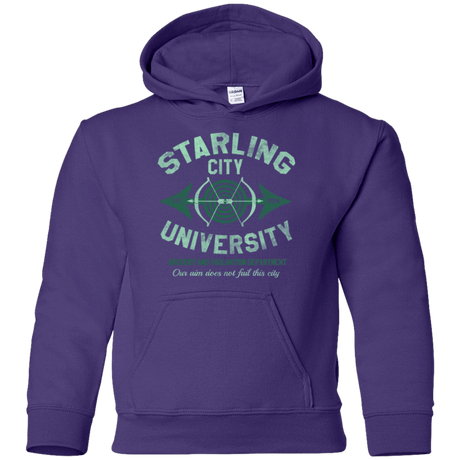Sweatshirts Purple / YS Starling City U Youth Hoodie