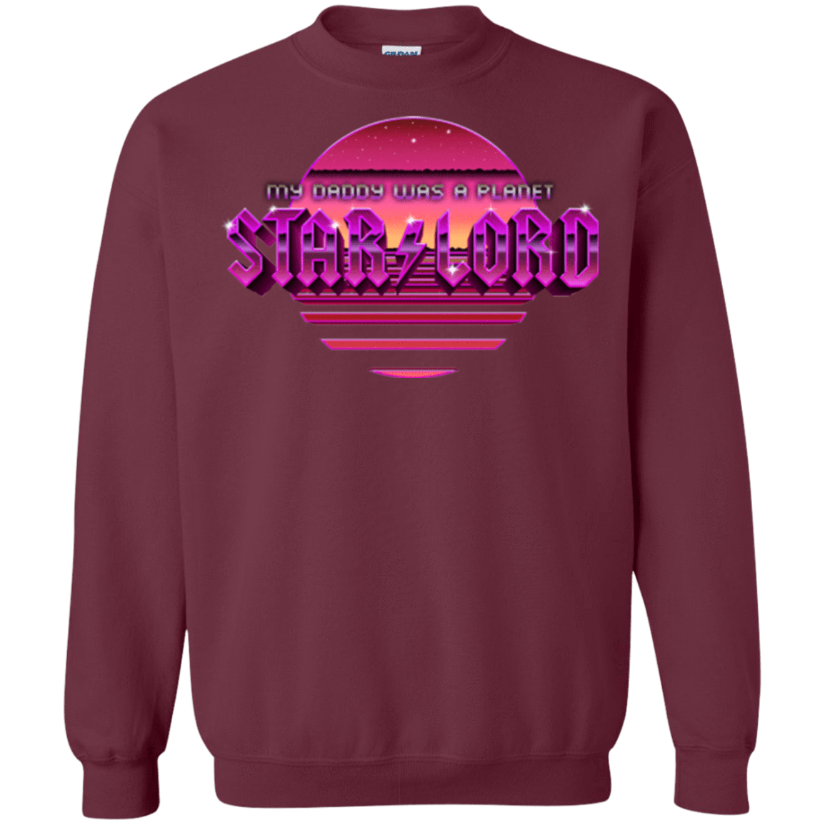 Sweatshirts Maroon / Small Starlord Summer Crewneck Sweatshirt