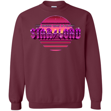 Sweatshirts Maroon / Small Starlord Summer Crewneck Sweatshirt