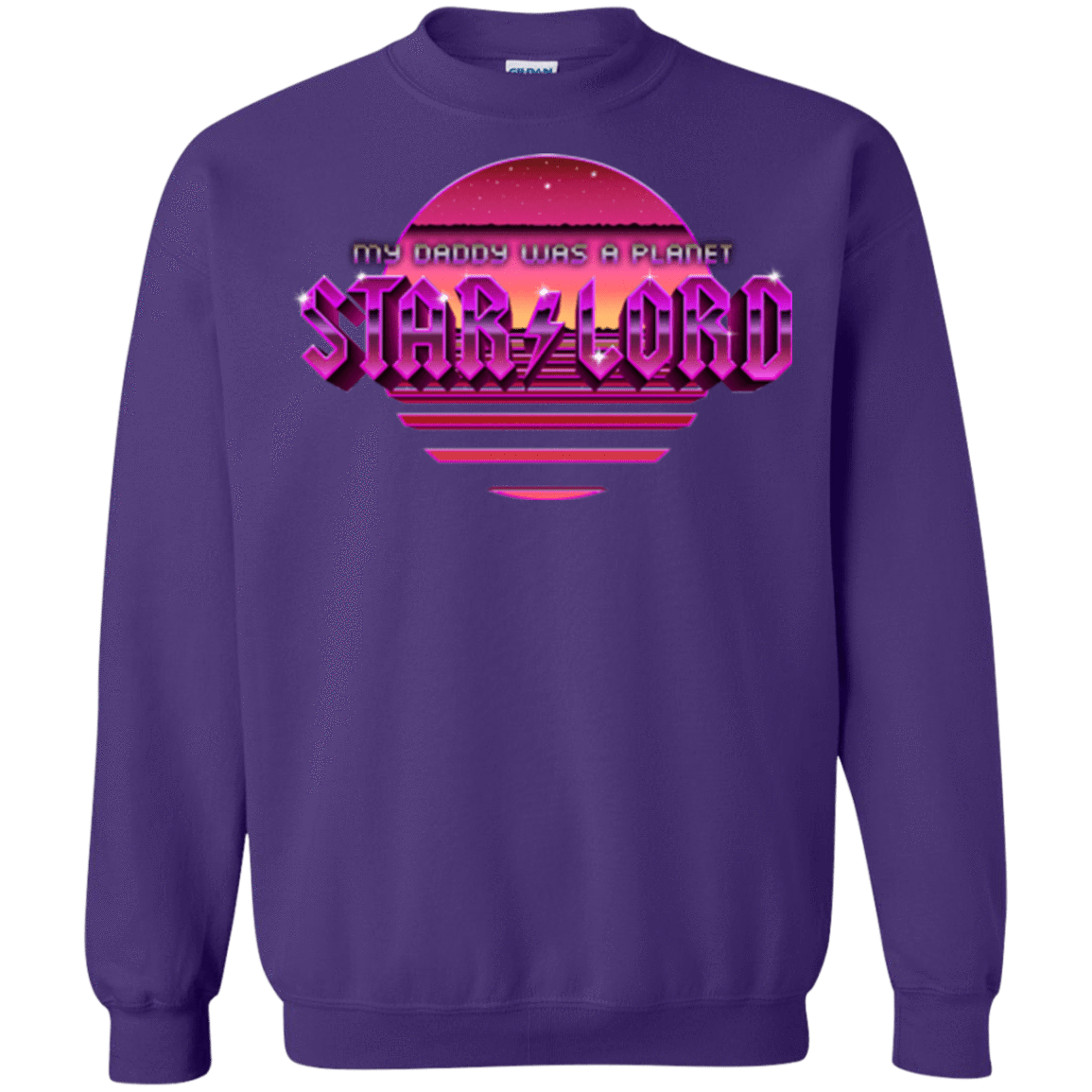 Sweatshirts Purple / Small Starlord Summer Crewneck Sweatshirt
