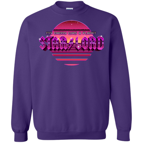 Sweatshirts Purple / Small Starlord Summer Crewneck Sweatshirt