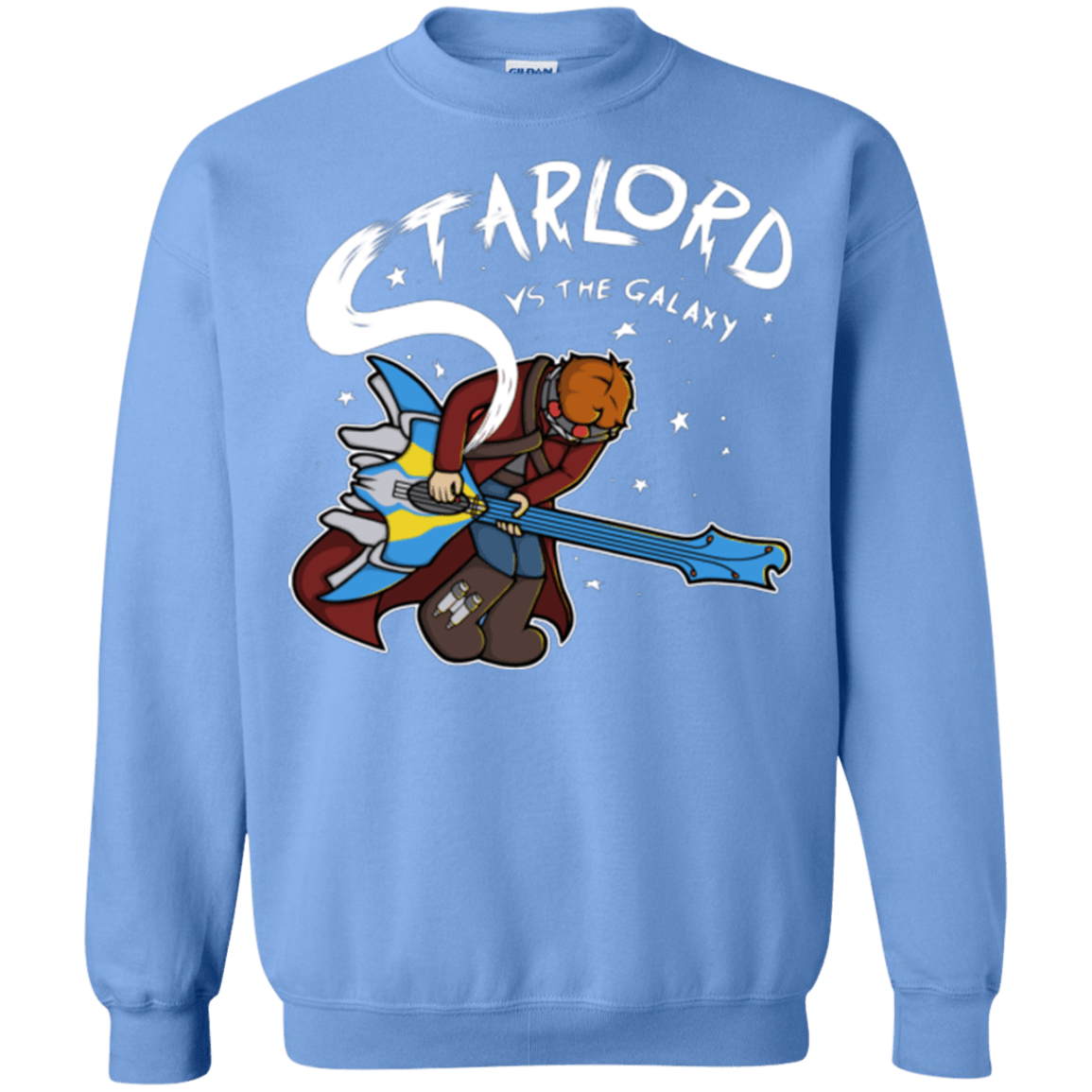 Sweatshirts Carolina Blue / Small Starlord vs The Galaxy Crewneck Sweatshirt