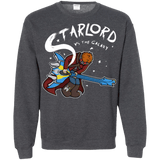 Sweatshirts Dark Heather / Small Starlord vs The Galaxy Crewneck Sweatshirt