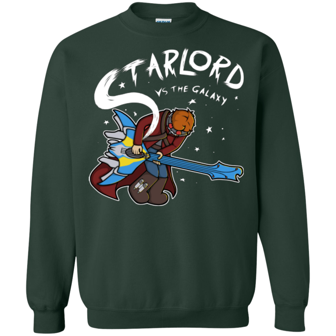 Sweatshirts Forest Green / Small Starlord vs The Galaxy Crewneck Sweatshirt