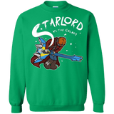 Sweatshirts Irish Green / Small Starlord vs The Galaxy Crewneck Sweatshirt