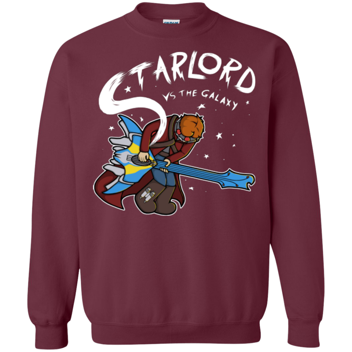 Sweatshirts Maroon / Small Starlord vs The Galaxy Crewneck Sweatshirt