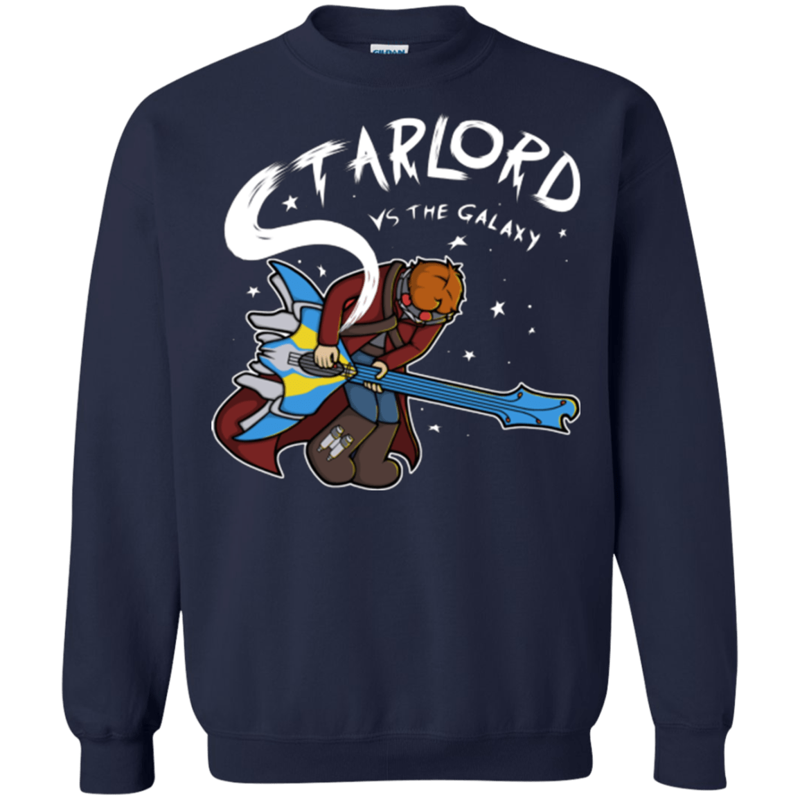 Sweatshirts Navy / Small Starlord vs The Galaxy Crewneck Sweatshirt