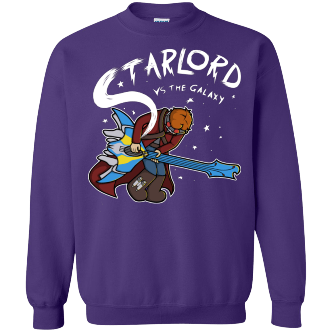 Sweatshirts Purple / Small Starlord vs The Galaxy Crewneck Sweatshirt