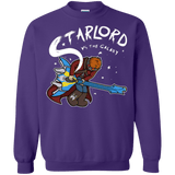Sweatshirts Purple / Small Starlord vs The Galaxy Crewneck Sweatshirt