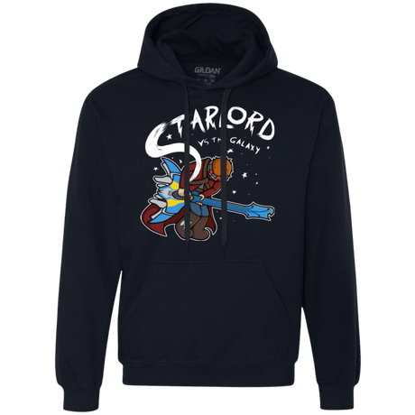 Sweatshirts Navy / Small Starlord vs The Galaxy Premium Fleece Hoodie