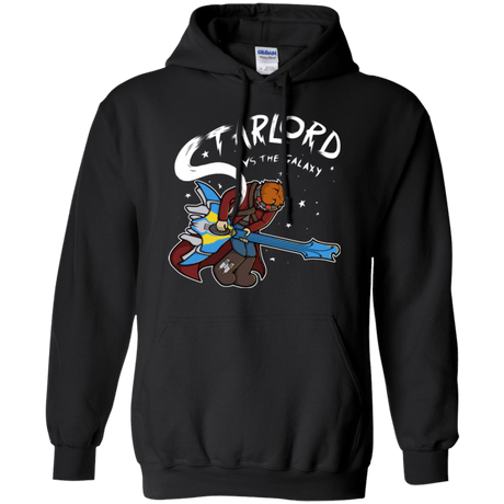 Sweatshirts Black / Small Starlord vs The Galaxy Pullover Hoodie
