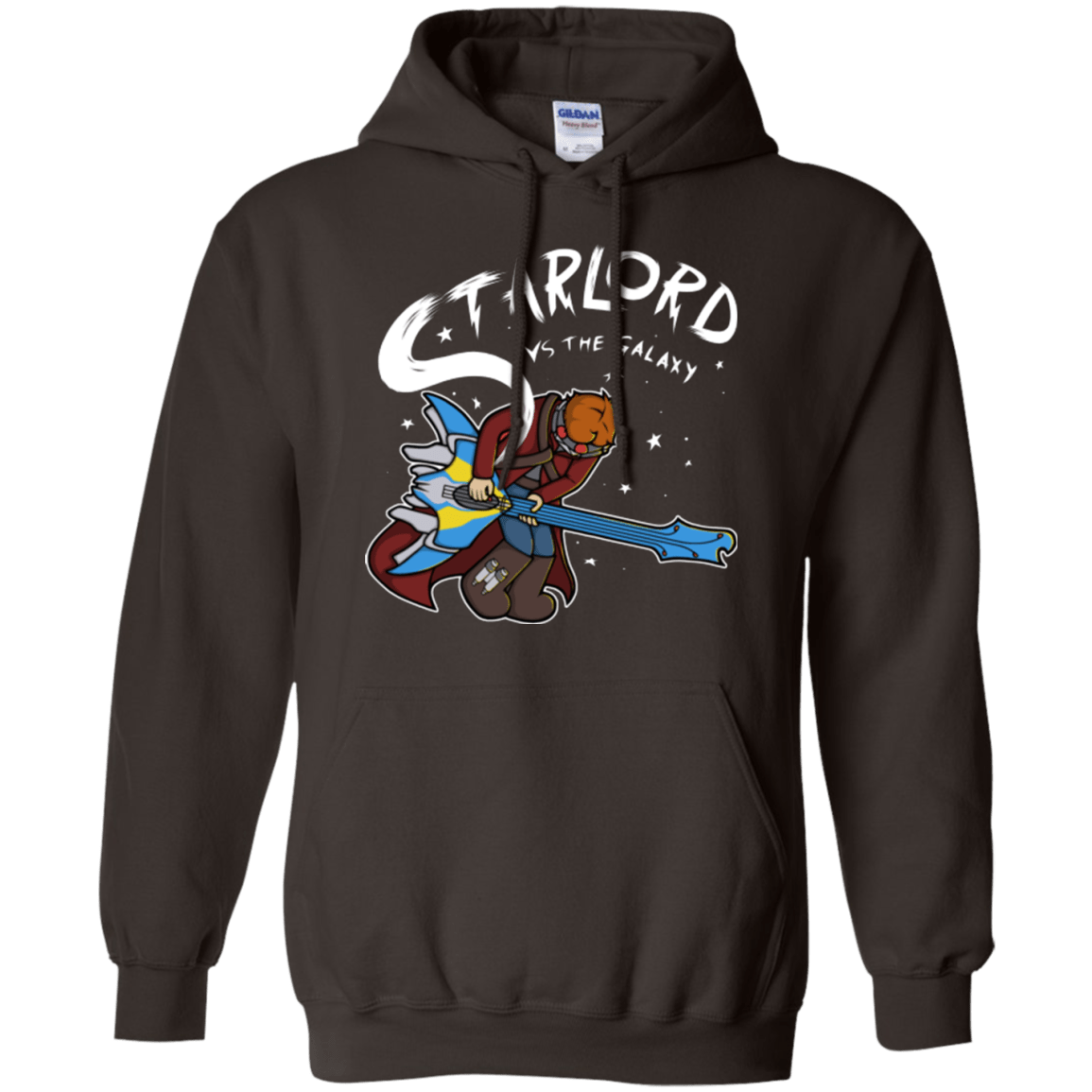Sweatshirts Dark Chocolate / Small Starlord vs The Galaxy Pullover Hoodie
