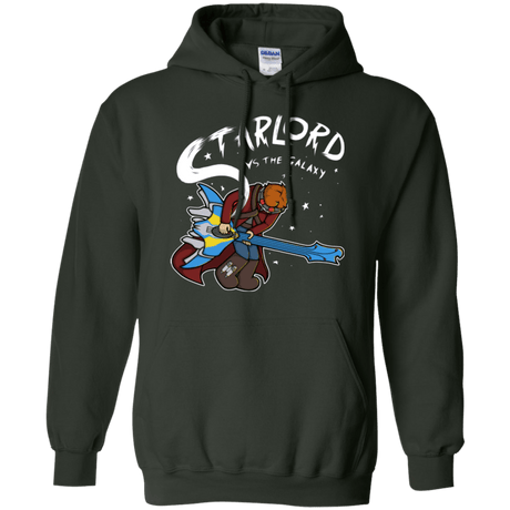 Sweatshirts Forest Green / Small Starlord vs The Galaxy Pullover Hoodie