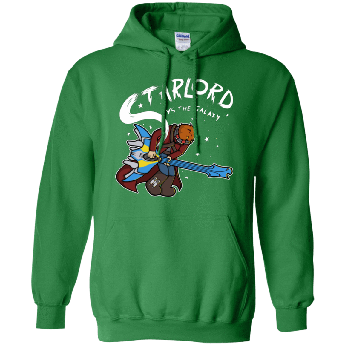 Sweatshirts Irish Green / Small Starlord vs The Galaxy Pullover Hoodie