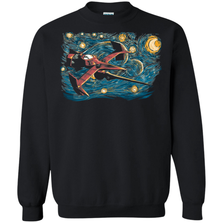 Sweatshirts Black / Small Starry Cowboy Crewneck Sweatshirt